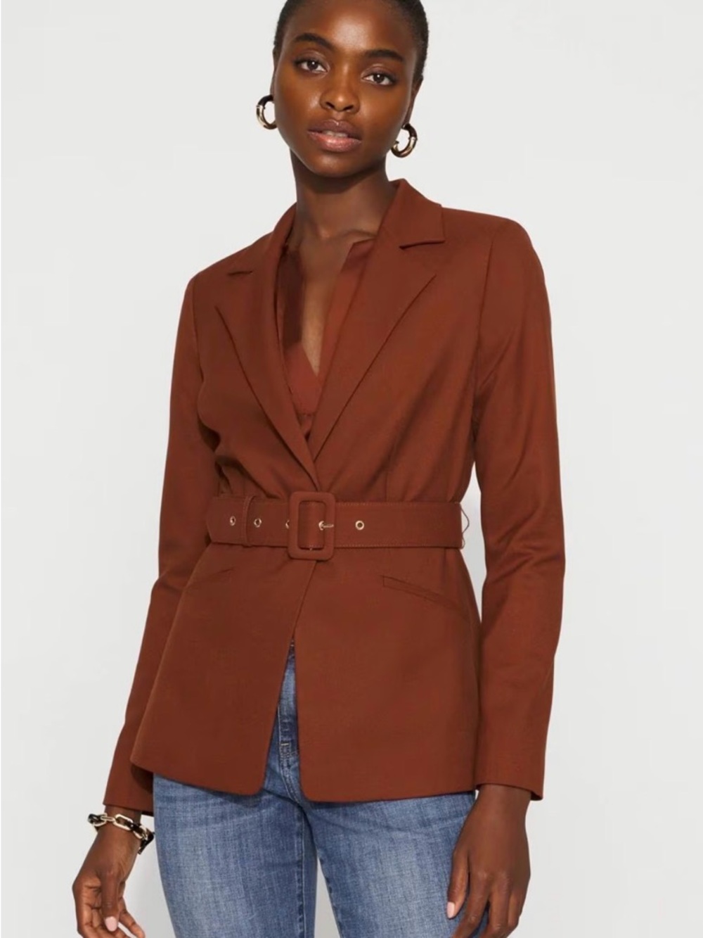 WHBM Belted Blazer Size 6